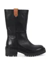 Gentle Souls By Kenneth Cole Brody Platform Boot In Black Leather