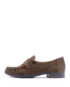 Gentle Souls By Kenneth Cole Women's Crew Loafer Flats In Brown