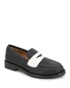 Gentle Souls By Kenneth Cole Cybil Loafer In Black Leather