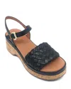 Gentle Souls By Kenneth Cole Dorris Sandal In Black Leather