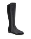 Gentle Souls By Kenneth Cole Women's Emily Square Toe Tall Boots In Black Leather