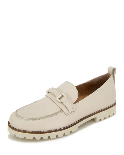 Gentle Souls By Kenneth Cole Women's Eugene Slip On Hardware Loafer Flats In Stone