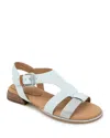 Gentle Souls By Kenneth Cole Haisley Ankle Strap Sandal In Light Blue Leather