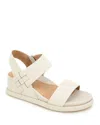 Gentle Souls By Kenneth Cole Jolisa Wedge Sandal In Stone Leather
