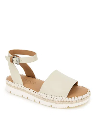 Gentle Souls By Kenneth Cole Women's Lucille Platform Sandals In Stone Leather