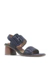 Gentle Souls By Kenneth Cole Madylyn Slingback Sandal In Navy Leather