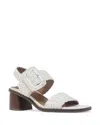 Gentle Souls By Kenneth Cole Madylyn Slingback Sandal In White Leather