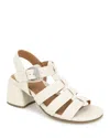 Gentle Souls By Kenneth Cole Margarite Ankle Strap Sandal In Stone Leather