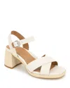 Gentle Souls By Kenneth Cole Rimini Ankle Strap Platform Sandal In Stone Leather