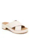 Gentle Souls By Kenneth Cole River Platform Slide Sandal In Stone Leather