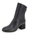 Gentle Souls By Kenneth Cole Women's Saranac Brown Leather Booties In Black