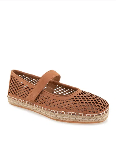 Gentle Souls By Kenneth Cole Women's Sienna Espadrille Flats In Brown