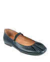 Gentle Souls By Kenneth Cole Walden Mary Jane Flat In Black Leather