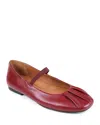 Gentle Souls By Kenneth Cole Walden Mary Jane Flat In Rio Red Leather