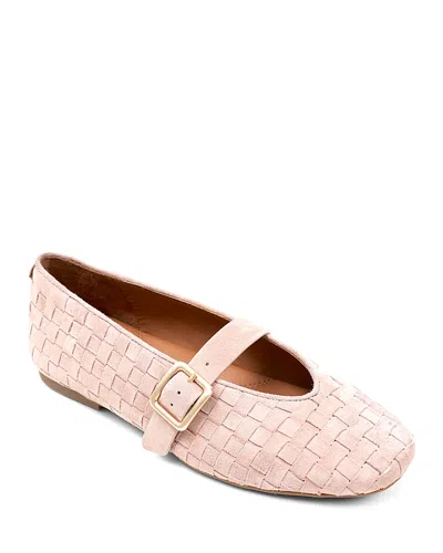 Gentle Souls By Kenneth Cole Women's Winifred Mary Jane Ballerina Flats In Pink