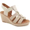 Gentle Souls Caplin Slingback Espadrille Platform Wedge Sandal