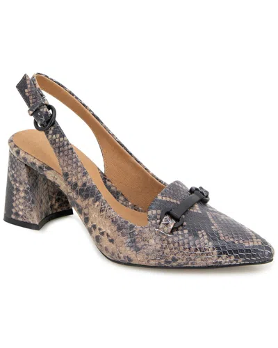 Gentle Souls Dionne Leather Pump In Brown