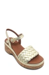 Gentle Souls Dorris Sandal In Silver