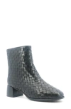 Gentle Souls Elodie Woven Bootie In Black