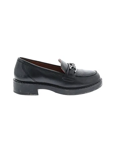 Pre-owned Gentle Souls Flats In Black