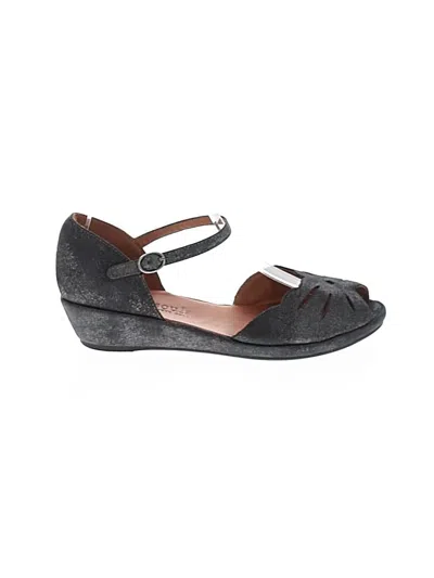 Pre-owned Gentle Souls Flats In Gray