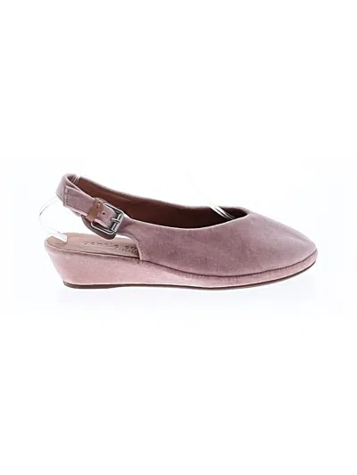Pre-owned Gentle Souls Flats In Pink