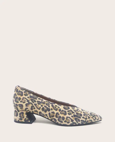 Gentle Souls - Galleria Suede Pump In Animal Print
