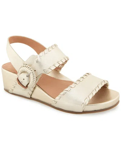 Gentle Souls Gayle Leather Sandal In Neutral