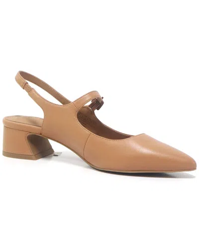 Gentle Souls Gladys Leather Pump In Brown
