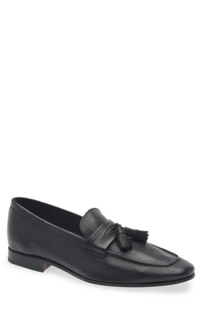 Gentle Souls Guarda Tassel Loafer In Black