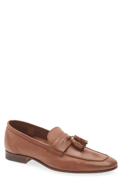 Gentle Souls Guarda Tassel Loafer In Animal Print