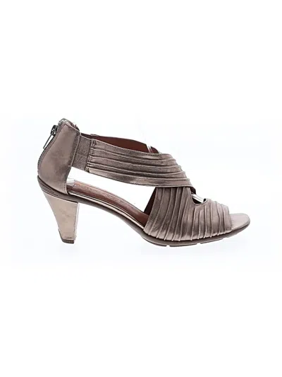 Pre-owned Gentle Souls Heels In Gold