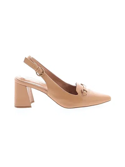 Pre-owned Gentle Souls Heels In Tan
