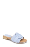 Gentle Souls Hudson Slide Sandal In Blue