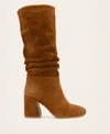 Gentle Souls Iman Suede Zip Bootie In Multicolor
