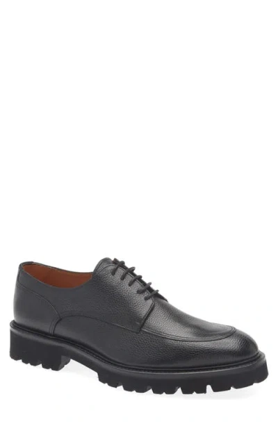 Gentle Souls Lagos Lug Sole Derby In Black
