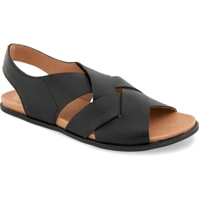 Gentle Souls Laken Slingback Sandal In Black