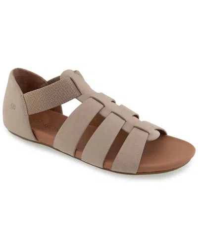 Gentle Souls Lennon Nubuck Sandal In Neutral