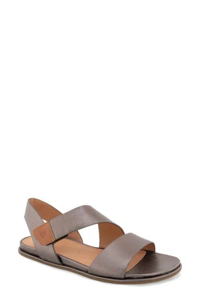 Gentle Souls Lottie Slingback Sandal In Gray
