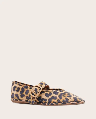 Gentle Souls - Lunar Leather Mary Jane Flat In Brown