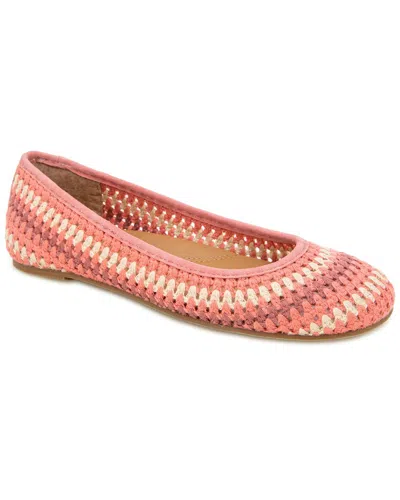 Gentle Souls Mable Leather-trim Flat In White