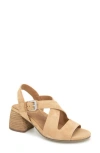 Gentle Souls Mela Crisscross Sandal In Brown