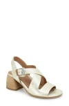 Gentle Souls Mela Crisscross Sandal In White