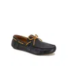 Gentle Souls Men's Nyle Driver Boat Slip-on Shoes In Black