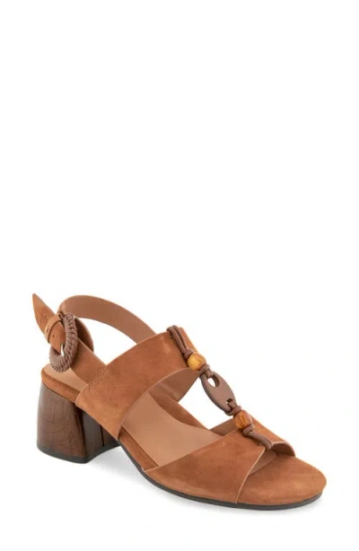 Gentle Souls Miracle Slingback Sandal In Brown