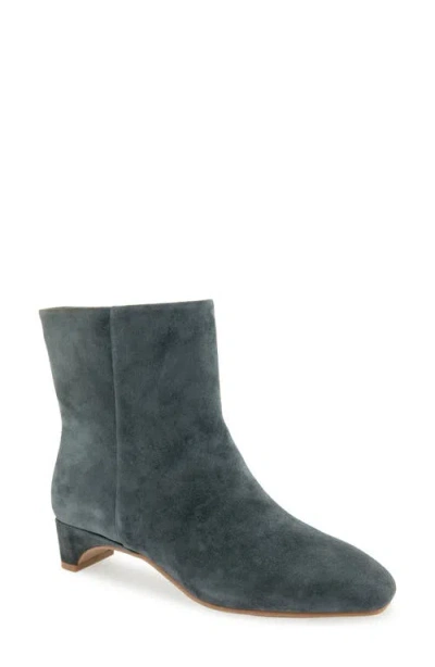 Gentle Souls Nalston Bootie In Grey Blue Suede