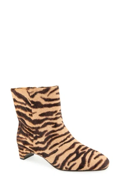 Gentle Souls Nalston Bootie In Tiger Haircalf
