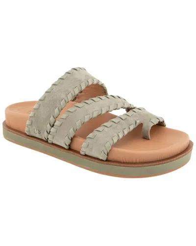 Gentle Souls Niles Suede Sandal In Silver