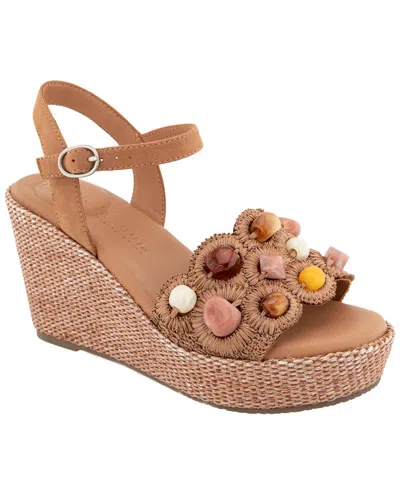 Gentle Souls Nolina Nubuck Espadrille In Brown