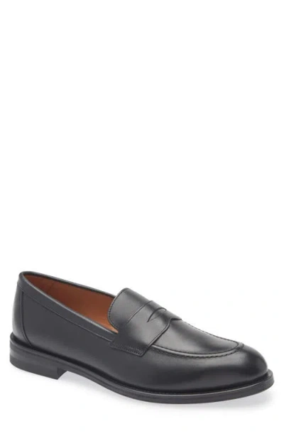 Gentle Souls Porto Penny Loafer In Black